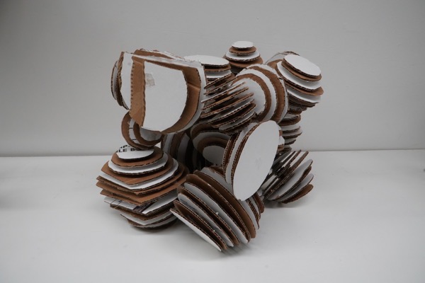 Cardboard cube sculptures5