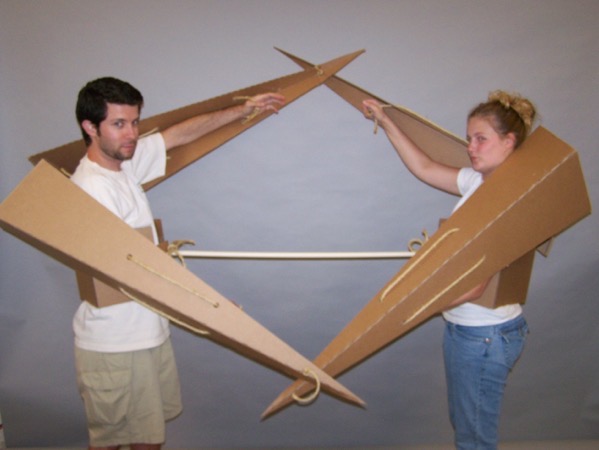 Winthrop cardboard sculptures6