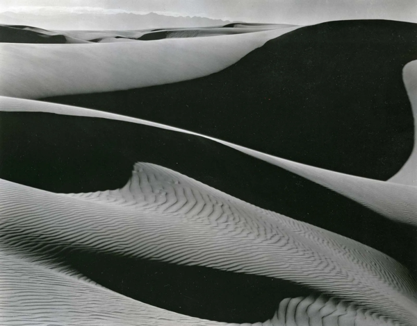 Dunes photograph Oceano Edward Weston 1936.